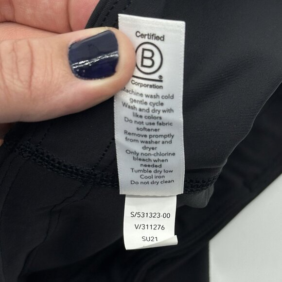 Athleta Ultimate Stash 9” Inseam Women's Size XXS Black Stretch Bike Shorts NWT - Picture 8 of 14